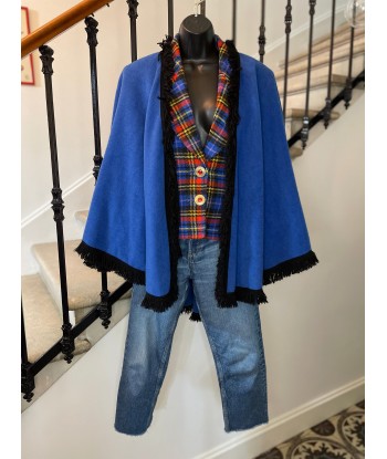 Veste/Blazer tartan bleu outlet