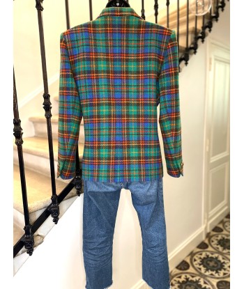 Veste/Blazer tartan vert Voir les baskets