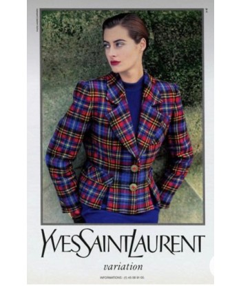 Veste/Blazer tartan bleu outlet