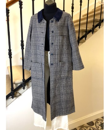 Manteau tartan 💙🤍💙 prix