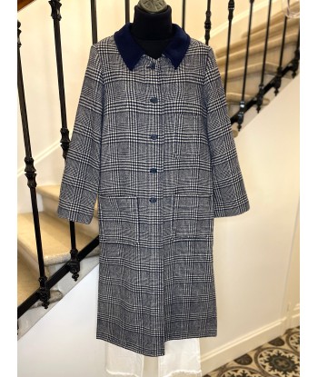 Manteau tartan 💙🤍💙 prix