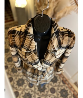 Manteau tartan d'Europe débarque