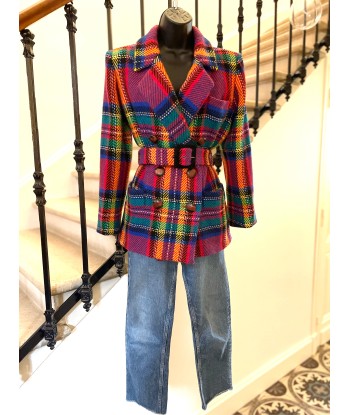 Veste/Caban tartan sur le site 