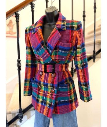 Veste/Caban tartan sur le site 