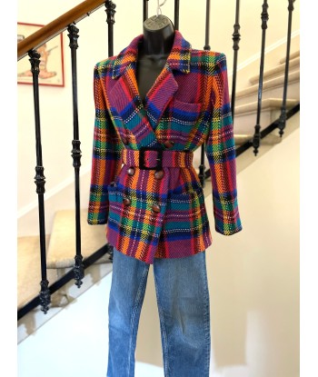 Veste/Caban tartan sur le site 