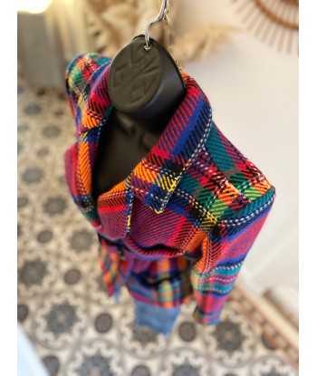 Veste/Caban tartan sur le site 