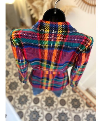 Veste/Caban tartan sur le site 