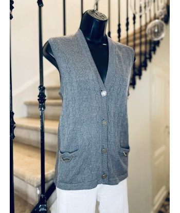 Gilet en laine sans manche 🩶 sur le site 