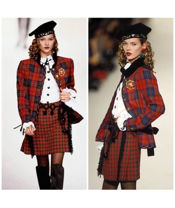 Veste tartan et velours Amélioration de cerveau avec