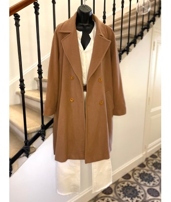 Manteau Camel la chaussure