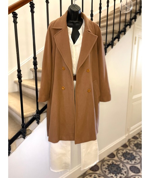 Manteau Camel la chaussure