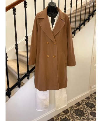 Manteau Camel la chaussure