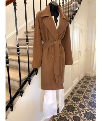 Manteau Camel la chaussure