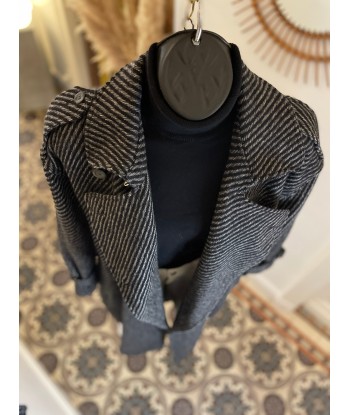 Manteau rayé de la marque