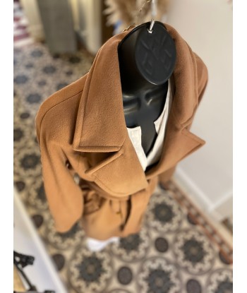 Manteau Camel la chaussure