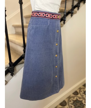 Jupe en jeans avec broderies en ligne des produits 