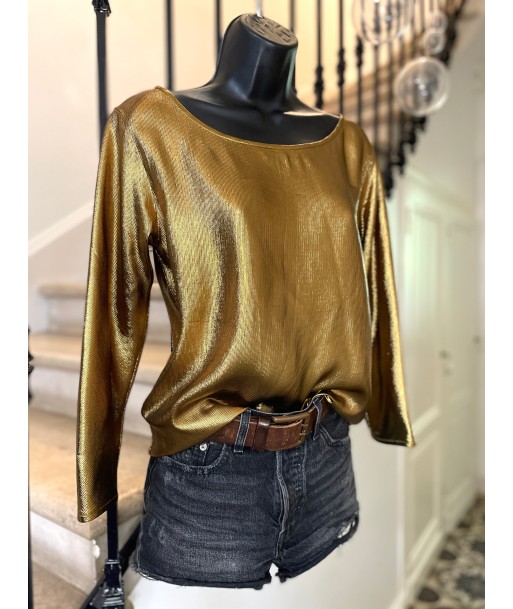 Blouse Gold le des métaux précieux