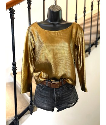 Blouse Gold le des métaux précieux