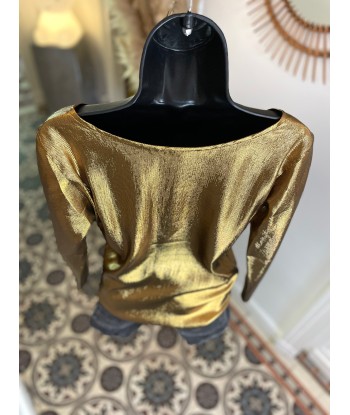 Blouse Gold le des métaux précieux