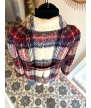 Manteau tartan ou a consommer sur place